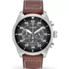 Citizen Avion Chronograph Black Dial Watch 45mm