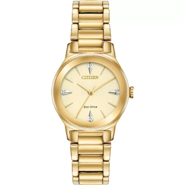 Citizen Axiom Eco-Drive Gold Watch 28mm