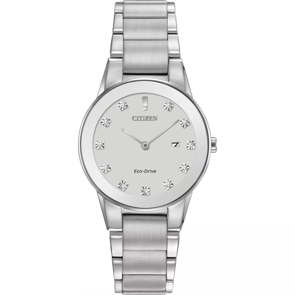 CITIZEN Axiom Eco-drive Silver Ladies Watch 30mm