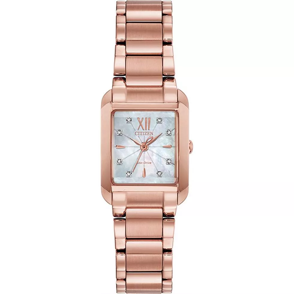 Citizen Bianca Pink Gold - Tone 22 x 28mm