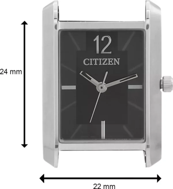 Citizen Black Dial Stainless Women's Watch 27mm