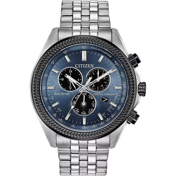 Citizen Brycen Perpetual Blue Dial Men's Watch 44mm