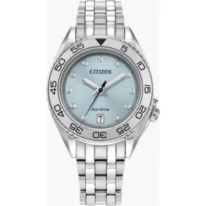 Citizen Carson Silver Tone Watch 35mm