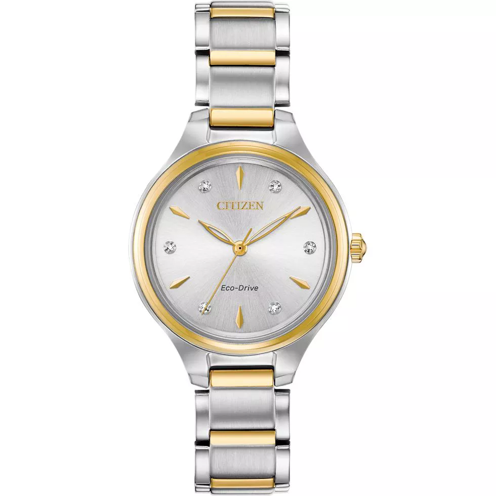 Citizen Corso Silver Dial Ladies Watch 29mm