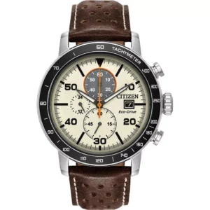 Citizen Eco-Drive Brycen Light Brown 44mm