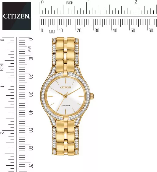Citizen Silhouette Eco-Drive Crystal Watch 28mm