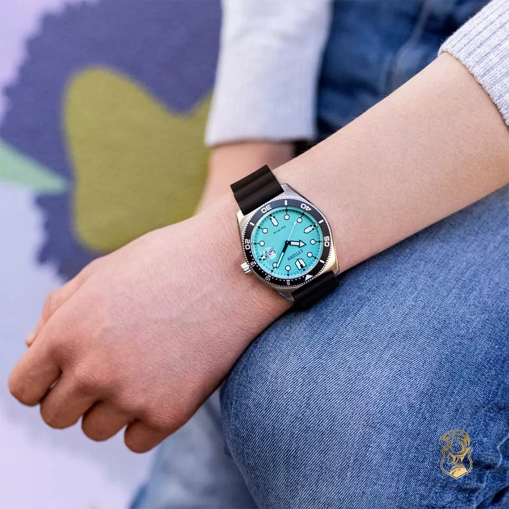 Citizen Eco-Drive Turquoise Watch 44mm