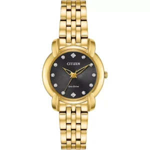 Citizen Jolie Black Diamond Ladies Watch 30mm