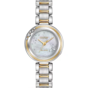 Citizen L CARINA 6-Diamond Eco-Drive Ladies Watch 28MM