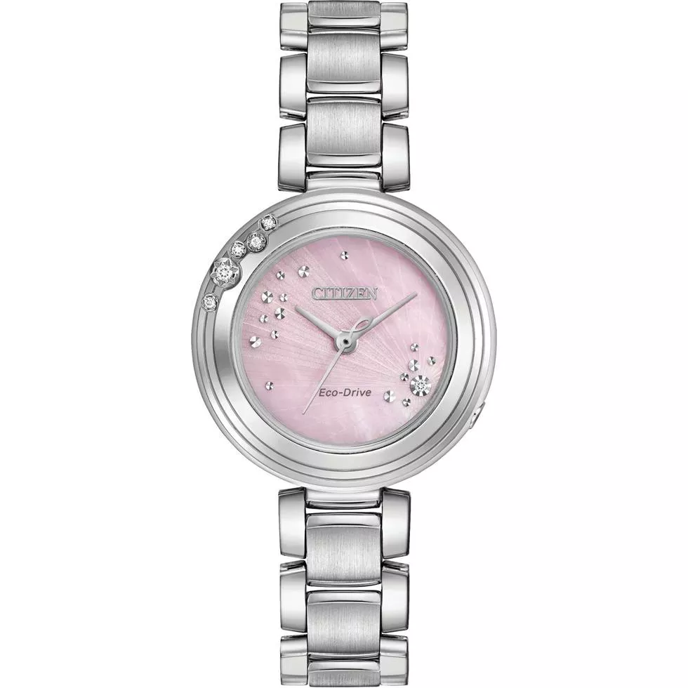 Citizen L CARINA 6-Diamond Eco-Drive Watch 28MM