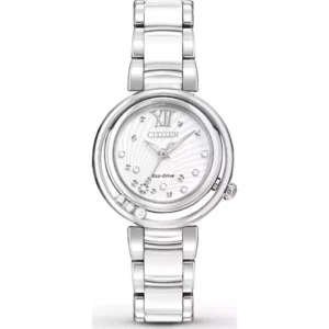 CITIZEN L SUNRISE DIAMOND CERAMIC WOMEN'S WATCH 29mm