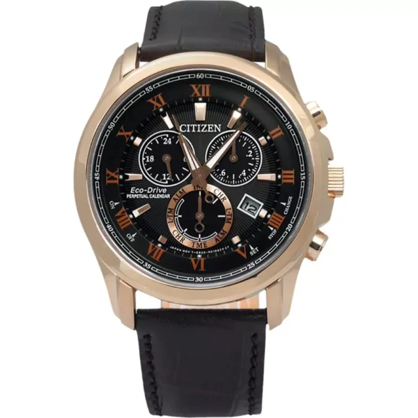 Citizen Leather Strap Mens Watch 43mm