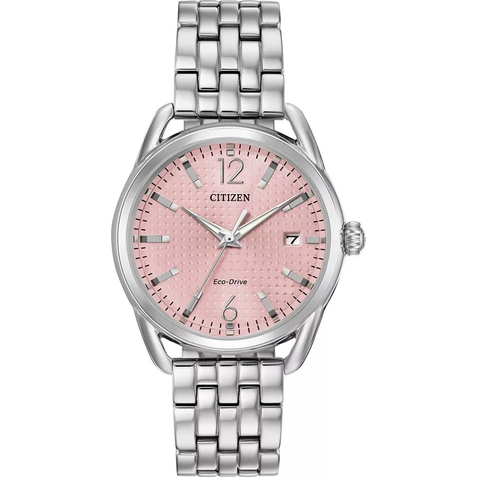 Citizen LTR Eco-Drive Light Pink Dial Watch 36mm