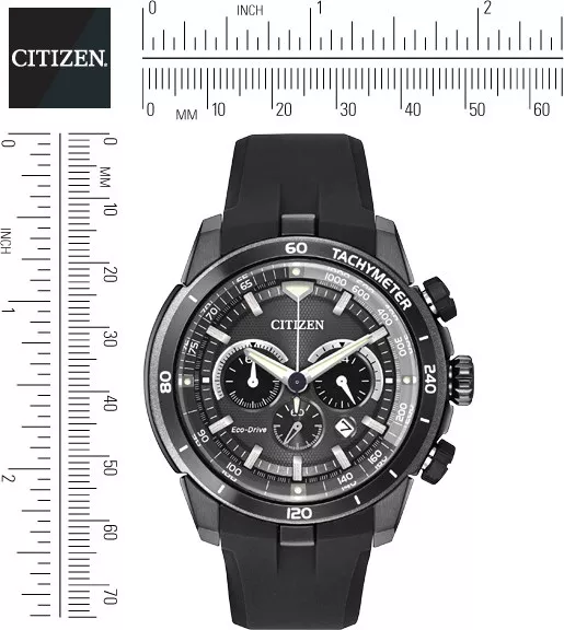 Citizen Men's Ecosphere Display Japanese Watch 48mm
