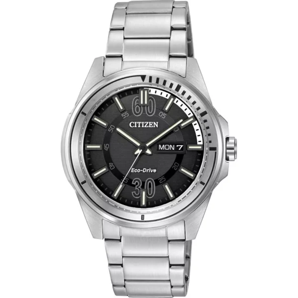 Citizen DRIVE Men's HTM Japanese Quartz Silver, 43mm