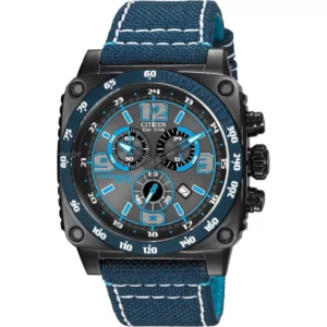 Citizen Men's MFD Japanese Quartz Blue, 45mm