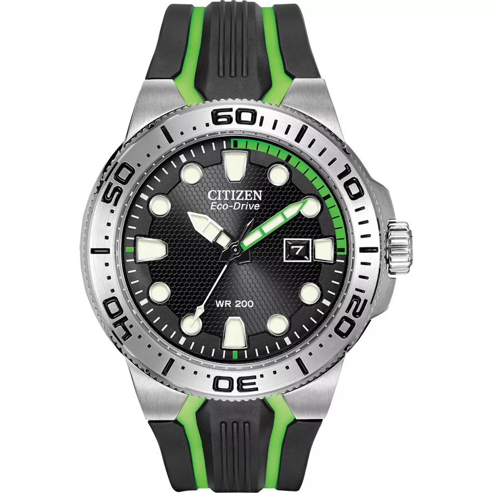 Citizen Men's Scuba Fin Eco-Drive Diver's Watch, 45mm