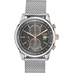 Citizen Men's Stainless Steel Eco-Drive Watch, 42mm