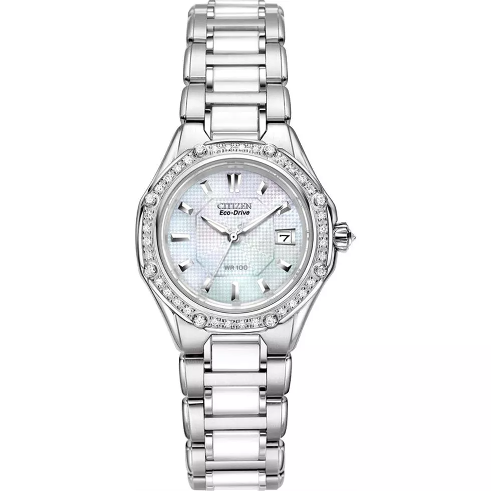 Citizen Octavia Ceramic Diamond Eco-Drive Watch 29mm