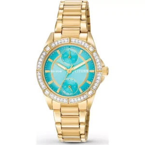 Citizen POV Eco-Drive Blue Dial Ladies Watch 33mm