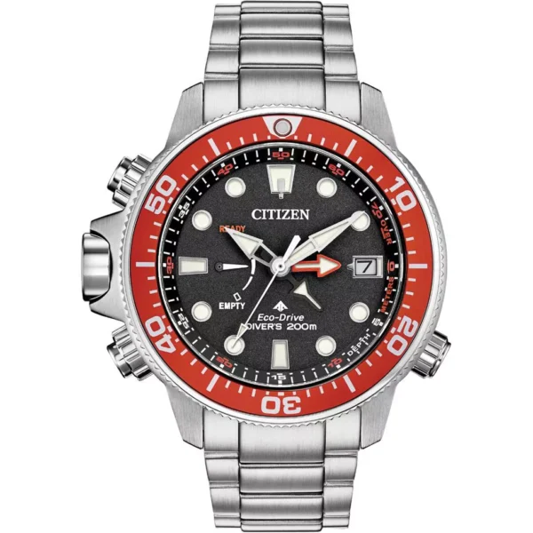 Citizen Promaster Aqualand Grey Red Watch 46mm