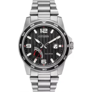 CITIZEN PRT Black Dial Stainless Steel Watch 41mm