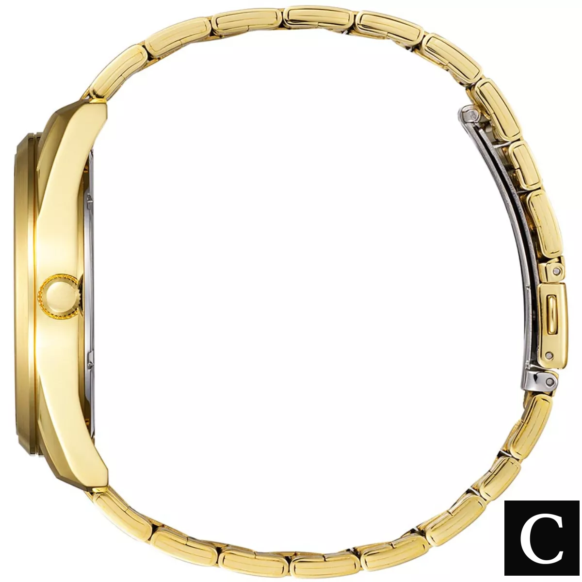 Citizen Quartz Blue Dial Gold-tone Watch 42MM