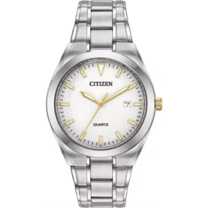 Citizen Quartz White Men's Watch 39mm