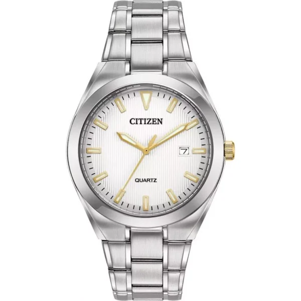 Citizen Quartz White Men's Watch 39mm