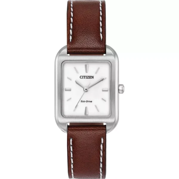 Citizen Silhouette Brown Watch 23x32mm