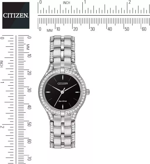 Citizen Silhouette Crystal Eco-Drive Watch 28mm