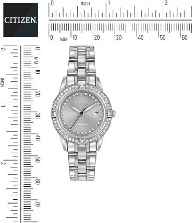 Citizen Silhouette Crystal Eco-Drive Watch 29mm