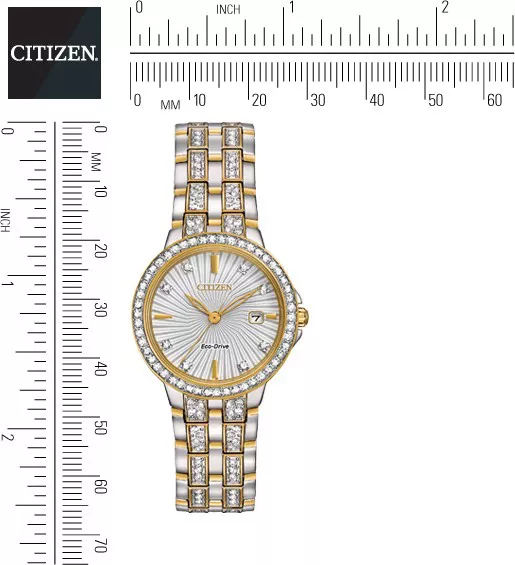 Citizen Silhouette Crystal Ladies Watch 28mm