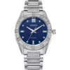 Citizen Silhouette Crystal Blue Tone Watch 34mm