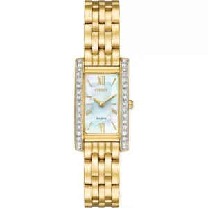 Citizen Silhouette  Eco-Drive Gold Watch 18x32mm