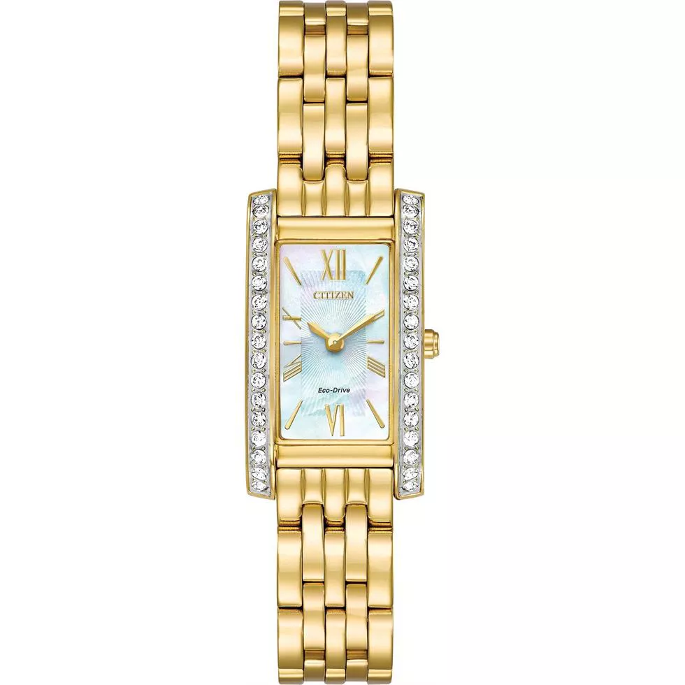 Citizen Silhouette Eco-Drive Gold Watch 18x32mm
