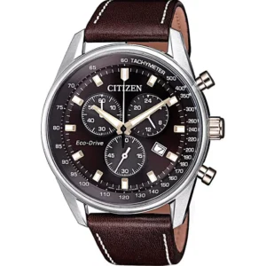 Citizen Silver Japanese Chronograph Watch 40mm