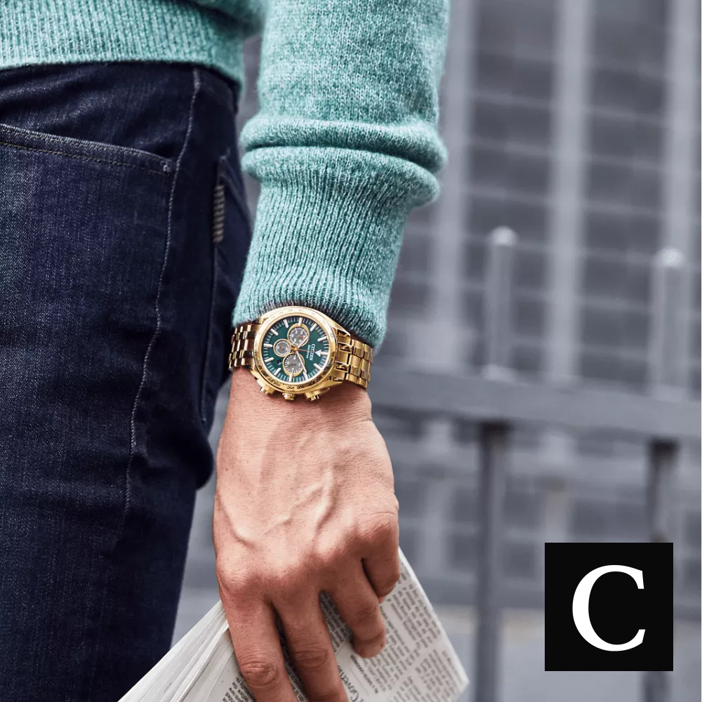 Citizen Sport Green Tone CA4542-59X Watch 43mm