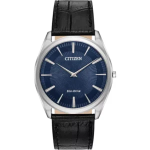 Citizen Stiletto Navy Blue Guilloche Watch 38mm