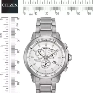 CITIZEN TI + IP Chronograph Titanium Watch 42MM