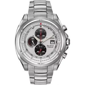 CITIZEN CHANDLER TI+IP Eco-Drive Metallic Watch 44mm