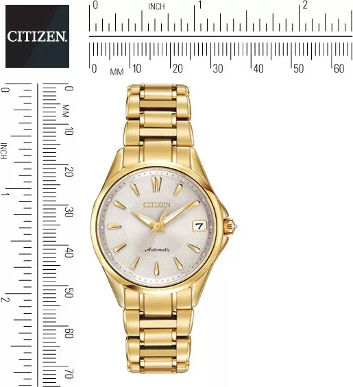 Citizen Women's Classic Automatic Gold Watch, 32.5mm