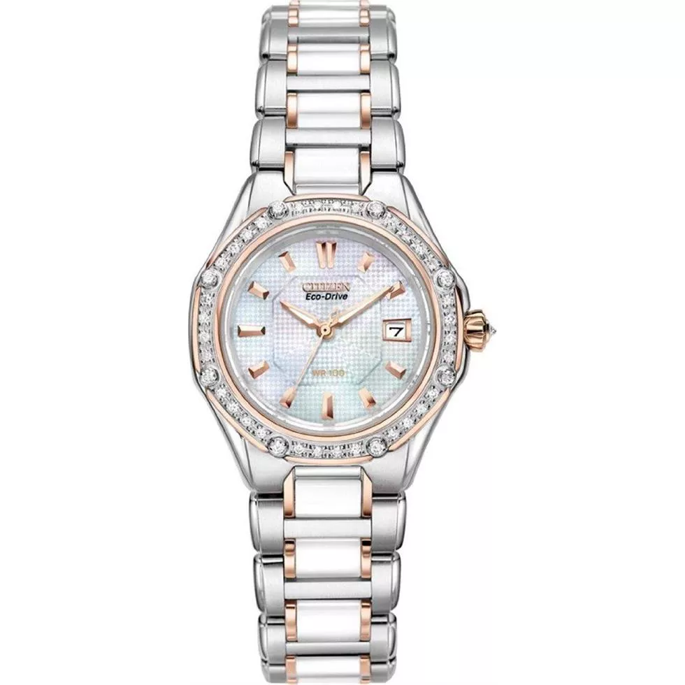 Citizen Octavia Ceramic Diamond Watch 28mm