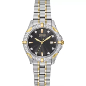 Citizen Silhouette Diamonds Two Tone Watch 28mm