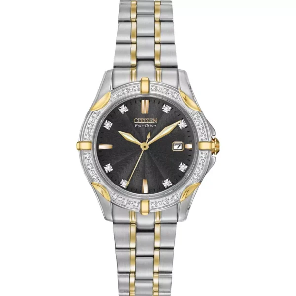 Citizen Silhouette Diamonds Two Tone Watch 28mm