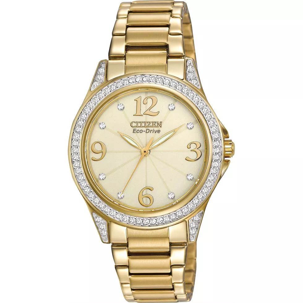 Citizen Drive POV Eco-Drive Champagne Watch 34mm