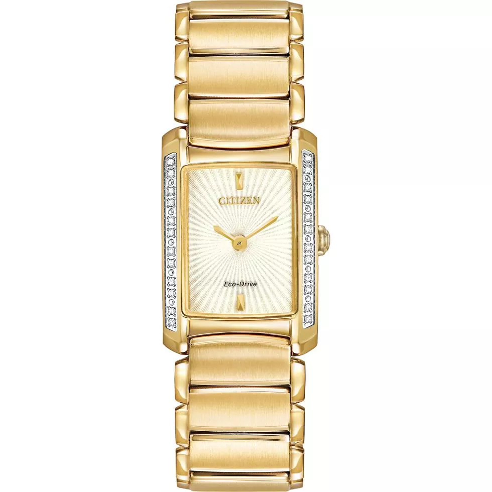 Citizen Euphoria Women's Gold Watch 20mm