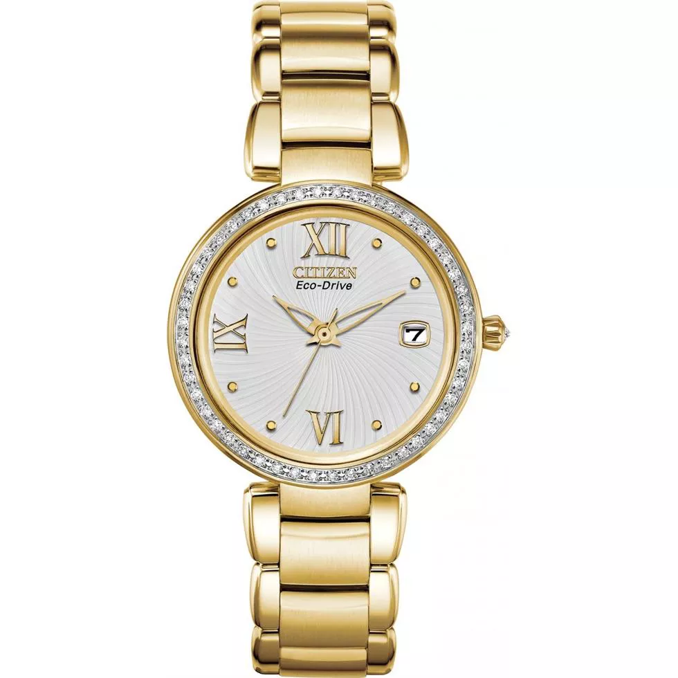 Citizen Marne Japanese Quartz Women's Gold 33mm