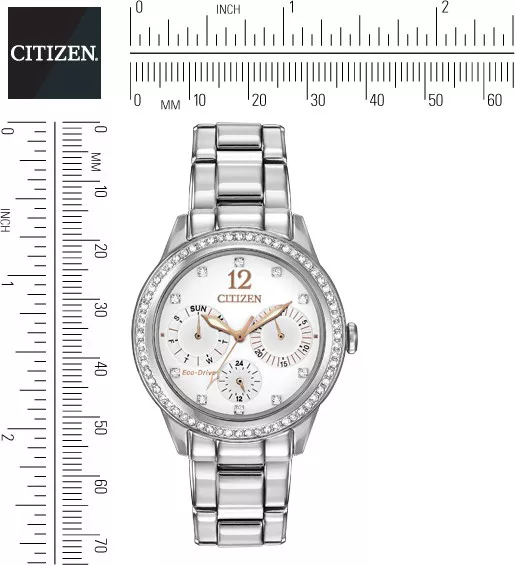 Citizen Silhouette Japanese Silver Watch, 36.5mm