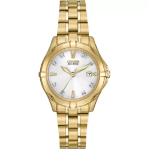 Citizen Women's Stainless Watch with Diamonds, 29.5mm